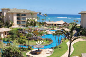 The view from a vacation rental to relax in after exploring the best hikes in Kauai.