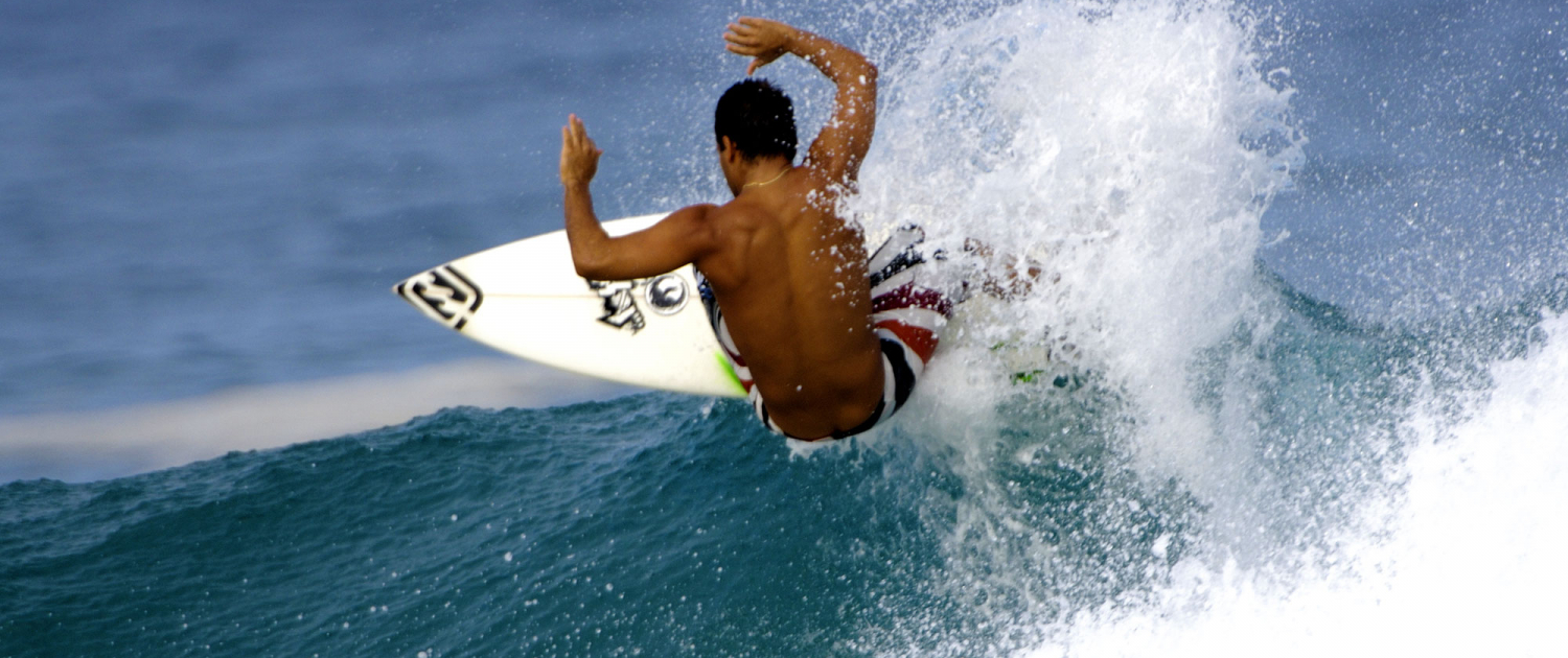 Kauai surfing