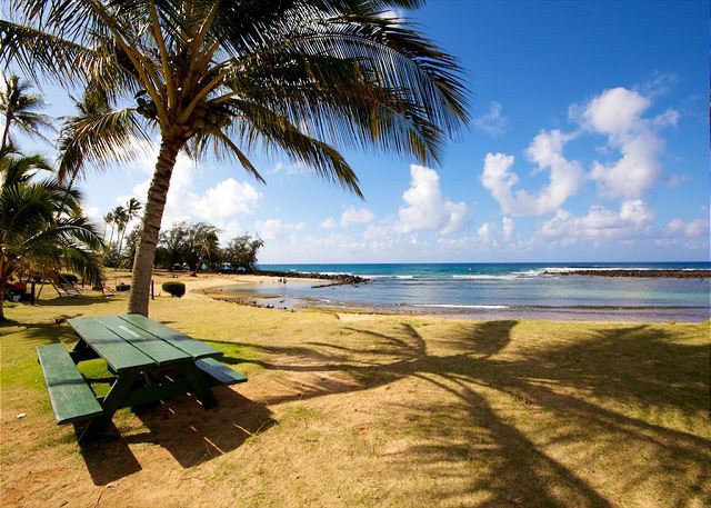 Enjoy the sun at Poipu Beach Park – consistently ranked among the nation’s top beaches