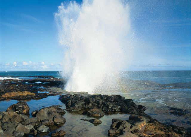 Spouting Horn is one of the most photographed locations on Kauai