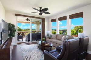 A Kauai vacation rental to relax in after visiting a nearby lookout.