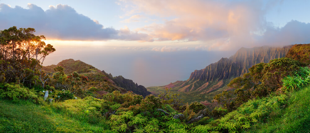 The view from a Kauai lookout.